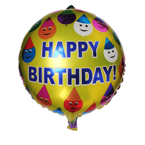 OURLOVE - Happy Birthday Balloons Helium Foil Balloons For Birthday Party Decoration Aluminium Baloon