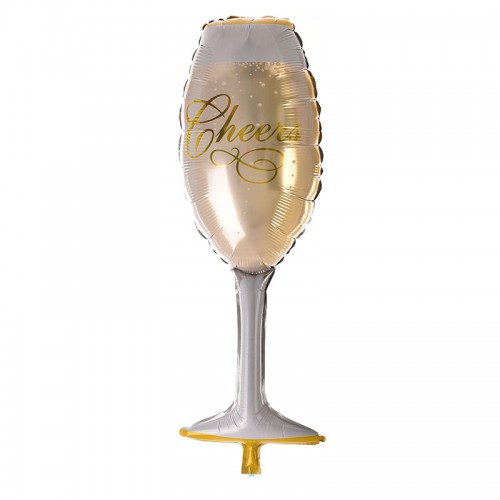 OURLOVE - Cartoon Champagne Cup Foil Balloon For Wedding Balloons Party Decor