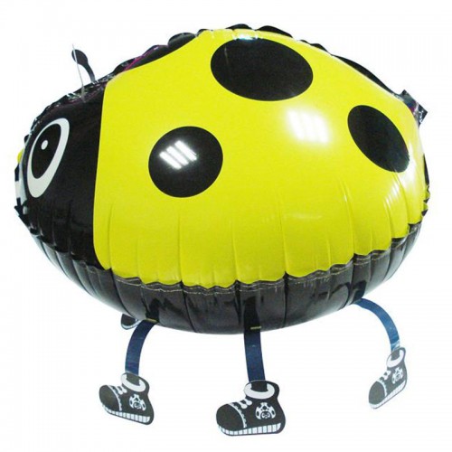 OURLOVE - Cute Ladybird Foil Cartoon Balloon Birthday Decoration Wedding Party Yellow