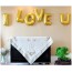 OURLOVE - Alphabet A-Z Foil Balloons New Year Birthday Party Wedding Decoration Love Silver