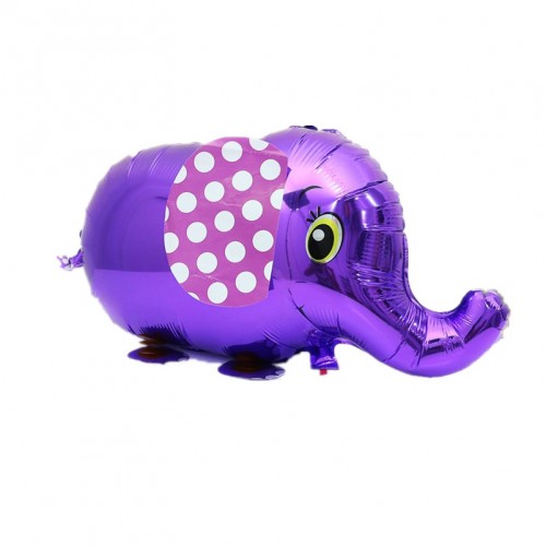 OURLOVE - Big Size Walking Animal Foil Balloon Elephant Kids Toys Party Blue