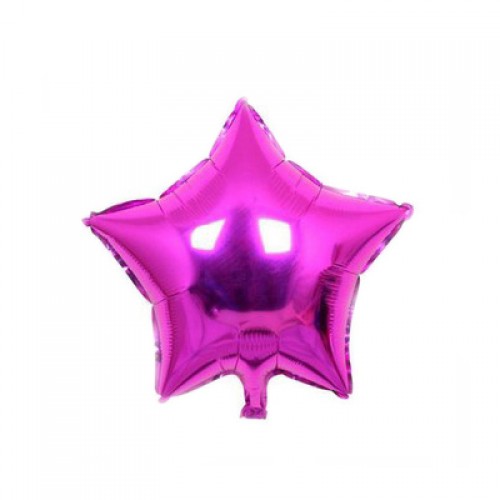 WISHMADE - Star Shape Metallic Color 18 Inch Foil Balloons Wedding Decoration Purple