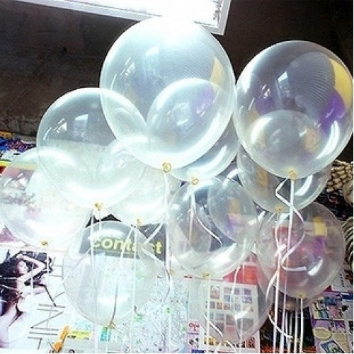 OURLOVE - Transparent 36 Inches Balloon Helium Giant Latex For Birthday Party Decoration