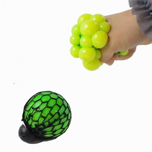 LX - Grape Toy Decompression Tricky Squeeze Ball Halloween April Fools Day Gifts Green