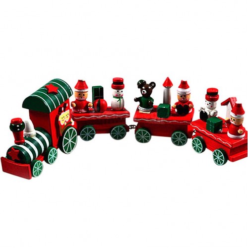 LX - Christmas Xmas Train Decoration Decor Gift Indoor Christmas Decoration