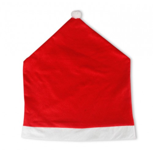 LX - Red Hat Chair Back Cover Christmas Dinner Table Party Decor For Christmas