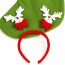 LX - Santa Reindeer Antler Hat Deer Horn Christmas Cap New Gift Xmas 14