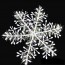 CRYSTAL - White Snowflake Ornaments Christmas Holiday Festival Party Home Decor