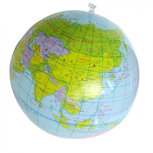 OEM - Inflatable World Globe Teach Education Geography Toy Map Balloon Beach Ball