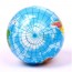 CRYSTAL - World Atlas Geography Map Earth Globe Stress Relief Bouncy Foam Ball Kids Toy