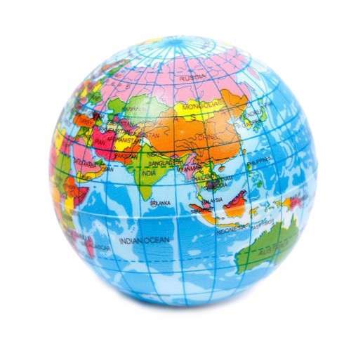  Inflatable Globe Blow Up Globe World Map Atlas Ball Earth Map  Blow Up Ball 40cm : Toys & Games