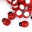 LX - Easter Decoration Wooden Ladybug Sponge Stickers Home Decoration Kids Toys