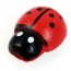 LX - Easter Decoration Wooden Ladybug Sponge Stickers Home Decoration Kids Toys