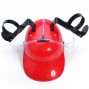 DREAMY - Beer Wine Drinking Helmet Hard Hat Game Drink Party Dispenser Carnival Tool Red