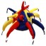 OEM - Funny Multicolor Jester Clown Costume Hat Mardi Gras Carnival Halloween Party