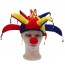 OEM - Funny Multicolor Jester Clown Costume Hat Mardi Gras Carnival Halloween Party