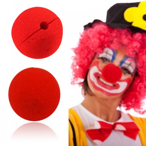 TN - Party Sponge Ball Red Clown Magic Nose For Halloween Party Masquerade