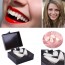 CRYSTAL - Vampire Teeth Halloween Party Dentures Props Vampire Zombie Devil Fangs