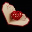 OEM - Love In The Hand 3D Laser Cut Pop Up Paper Holiday Handmade Greeting Gifts