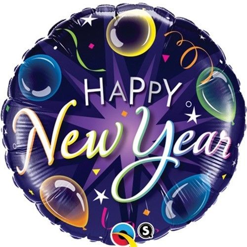 OURLOVE - 45cm Colourful Foil Balloon New Year Party Decoration