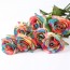 OURLOVE - 10 Heads Rose Artificial Flowers Silk Flowers Floral Home Wedding Party Garden Bridal Hydrangea Decoration Rainbow