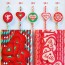 OEM - 25 Pcs Drinking Straws With Tag Stickers Love Valentine'S Day Heart Shaped
