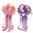 CHARM - Handmade Flowers Wedding Valentine Decoration Purple