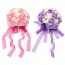 CHARM - Handmade Flowers Wedding Valentine Decoration Purple