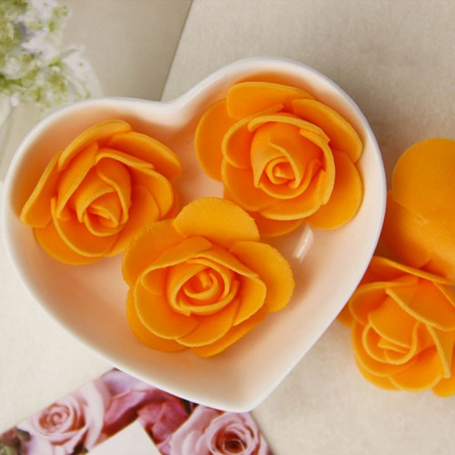 CHARM - Flowers For Decoration Diy Wreath Decorative Valentine Day Orange