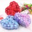 CRYSTAL - Love Heart Box Bath Valentines Wedding Rose Scented Bubble Blue