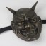 OEM - Copper Colour Japanese Hannya Devil Demon Costume Halloween Party Carnival Mask