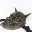 OEM - Copper Colour Japanese Hannya Devil Demon Costume Halloween Party Carnival Mask