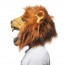 MABOOBIE - Halloween Animal Mask Creepy Angry Lion Latex Rubber Costume Prop