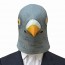 OEM - Pigeon Mask Creepy Halloween Animal Costume Theater Prop Novelty Latex Rubber Party