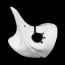 OEM - Resin White Cosplay Plague Doctor Beak Mask Costume Party-Halloween Carnival