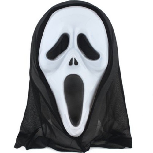 OEM - Skeleton Scream Face Halloween Mask Carnival For Masquerade Party Decoration Frighten White