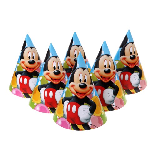 OEM - 6 Pcs Happy Birthday Party Decoration Mickey Mouse