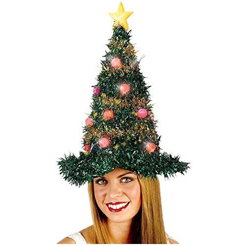 MORRIS COSTUMES - Christmas Tree Hat Light Up