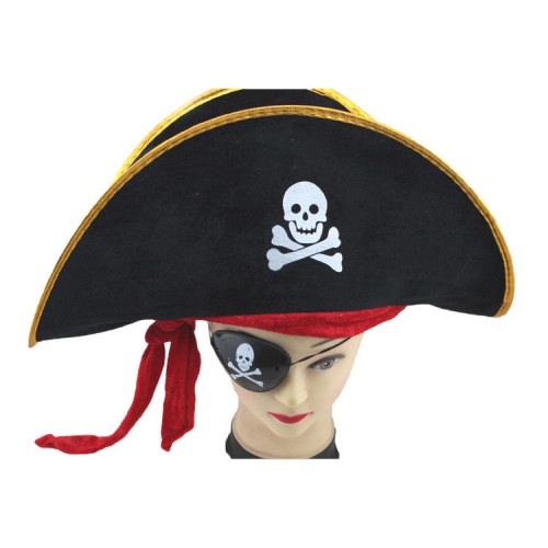 DREAMY - Halloween Accessories Skull Hat Caribbean Iracy Hat Party Supplies