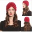 DREAMY - Hats Bandana Unisex Indian Stretchable Turban Birthday Evening Party Headwear Red