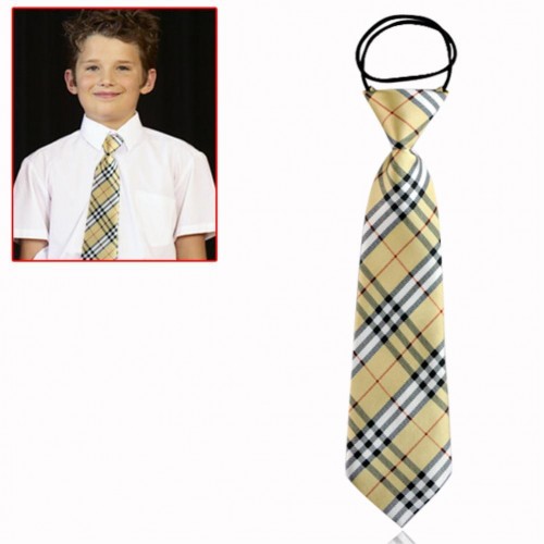 KDEAM - 10 Styles Kids  Wedding Party Elastic Tie Necktie B