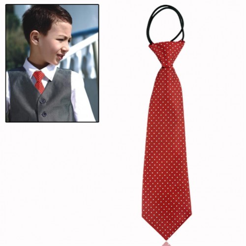 KDEAM - 10 Styles Kids  Wedding Party Elastic Tie Necktie C