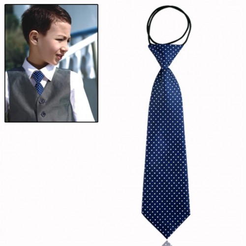 KDEAM - 10 Styles Kids  Wedding Party Elastic Tie Necktie E