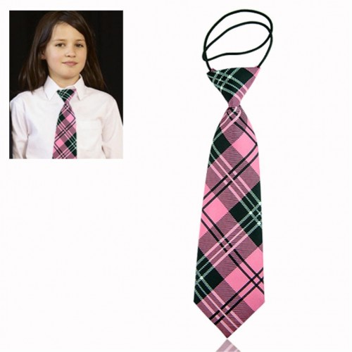 KDEAM - 10 Styles Kids  Wedding Party Elastic Tie Necktie H