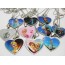 KDEAM - 10pcs HEART shape Frozen Pendant Necklaces Children Party