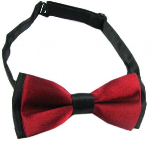 KDEAM - 31 colors boys Solid Groom Wedding Party satin bow tie I