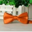 KDEAM - Boys Solid Bowtie Pre Wedding Party satin bow tie Red