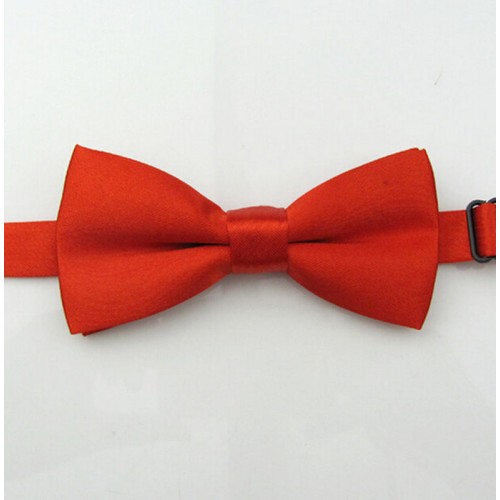 KDEAM - Boys Solid Bowtie Pre Wedding Party satin bow tie Blue