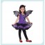 MABOOBIE - Girl Children Dance Costumes For Kids Purple Bat Halloween Christmas Fancy Dress