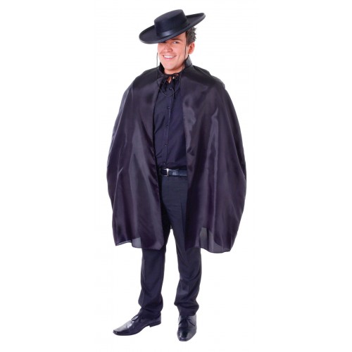 24E - Fancy Dress Costume Zorro Musketeer Outfit Adult New